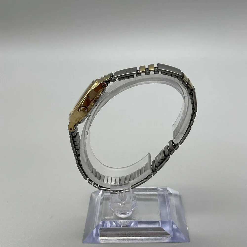 Timex Cavatina T2M443 Womens Watch 18mm Two Tone Bracelet New Battery